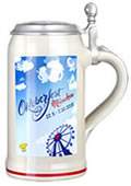 Offizieller Oktoberfestkrug mit Zinndeckel